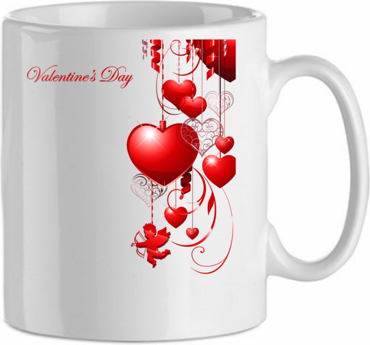 Cadeau saint valentin - Mug personnalisé je suis love de toi avec photo