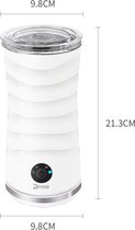 Homezie Melkopschuimer |  4-in-1 mogelijkheden | Melkopschuimer electrisch | Cappuccino | Anti-mors, ergonomisch, duurzaam & stijlvol ontwerp