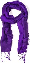 Chakra sjaal violet - 70x200 - Viscose - Paars - M