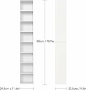 Polaza® Opbergkast - Vrijstaande Boekenkast - Opbergkubussen Boekenplank  - Organizer Voor Woonkamer Slaapkamer Meubelen