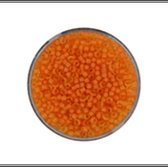 9660-144 Jap. Miyukirocailles - 2,2mm - col.inside orange - 10 gram