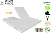 King - Classic - Split - Topdek - Matras - Latex - Splittopper - 170 x 200cm Dikte 7cm