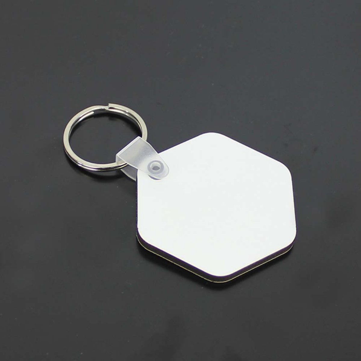 Sublimatie Sleutelhanger 2 Zijdig zeshoek 50 x 45 mm - Geschikt Voor Sublimatiedruk Warmtepers - Doe Het Zelf Onderzetter Met Eigen Foto Of Opdruk - Smartphonica