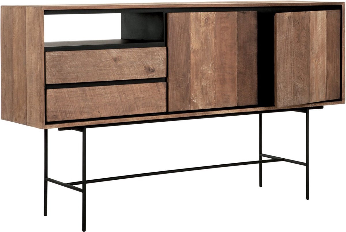 24Designs Metropole Dressoir Medium - B160 X D45 X H95 Cm - Teakhout