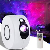 Lunastic Levensechte Roterende Sterren Projector Wit - Projectielamp - Galaxy Projector - Star Projector - Nachtlamp - Sterrenhemel - LED Lamp