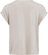 VILA VIELLETTE S/S SATIN TOP/SU - FAV Dames T-shirt - Maat 40