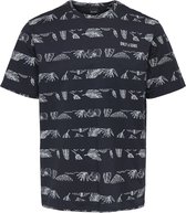 ONLY & SONS ONSMAUP REG STRIPE AOP SS TEE CS  Heren T-shirt - Maat XXL