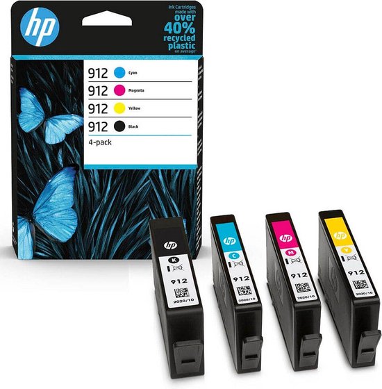 HP (912XL) Original Ink cartridge multi pack Bk,C,M,Y (6ZC74AE)