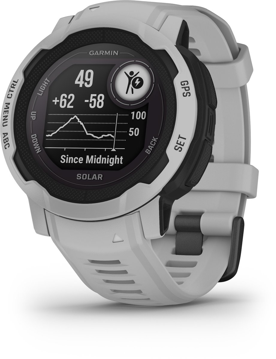 Afbeelding 3 van Garmin Instinct 2 Solar Sporthorloge 45mm Mist Gray