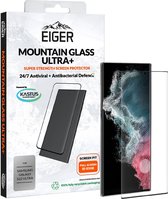 Eiger Ultra+ - Samsung Galaxy S22 Ultra - Screen Protector Antibacterieel - Zwart