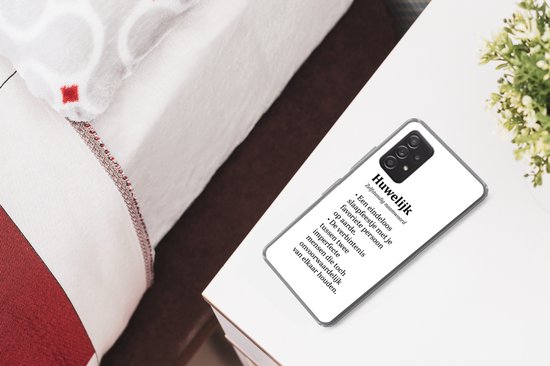 Coque Samsung Galaxy A53 5G - Mariée - Mariage - Citation - Siliconen