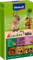 3x Vitakraft - Kracker Mix met noten, bosvruchten en groenten - (3 sticks in verpakking)