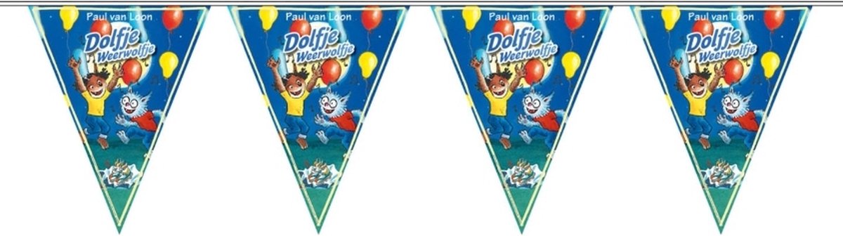 Dolfje Weerwolfje vlaggenlijn - 10 meter