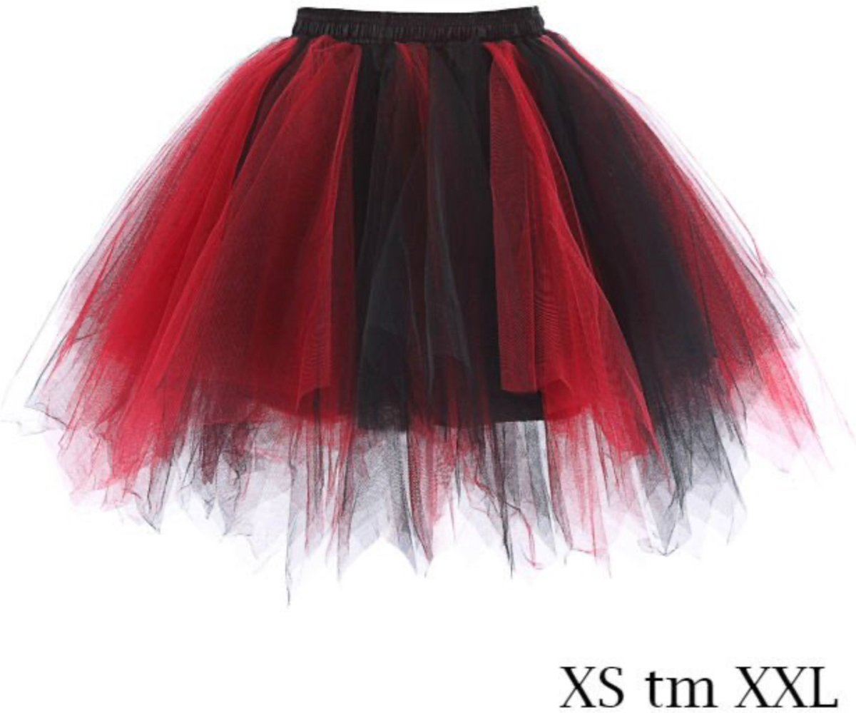 Super Tutu - Rood/zwart maat L