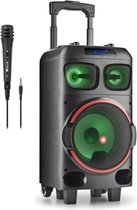 Foqu Karaoke set - Voor volwassenen - Kinderen - Box - RGB - Met 1 microfoon - Zwart