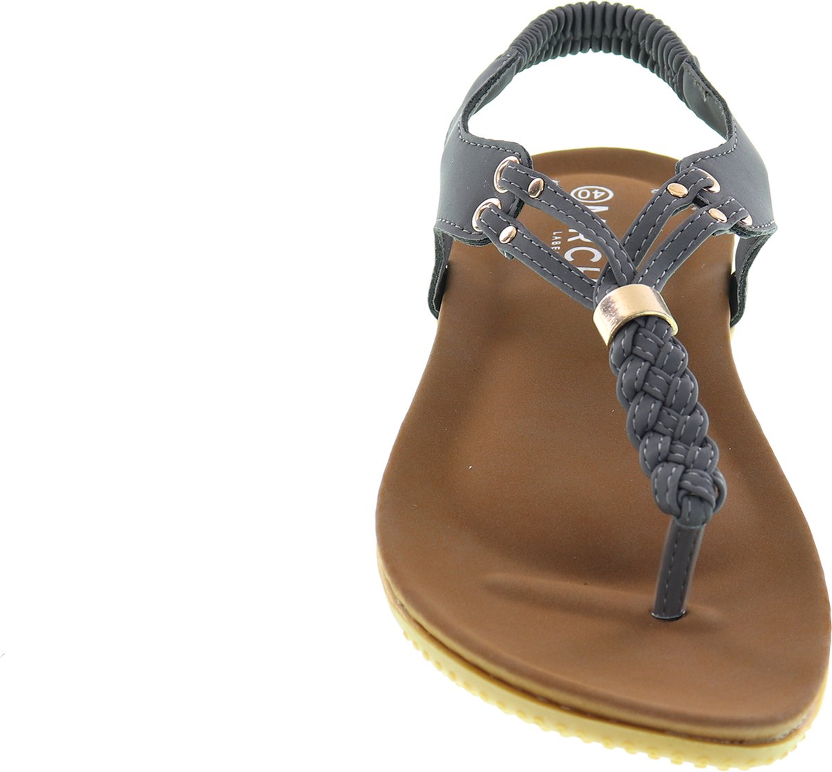 Mrchlabel Saf Dames Sandalen - Grijs - Maat 41