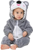 JAXY Baby Onesie - Baby Rompertjes - Baby Pyjama - Baby Pakje - Baby Verkleedkleding - Baby Kostuum - Baby Winterpak - Baby Romper - Baby Skipak - Baby Carnavalskleding - 12-18 Maanden - Koala