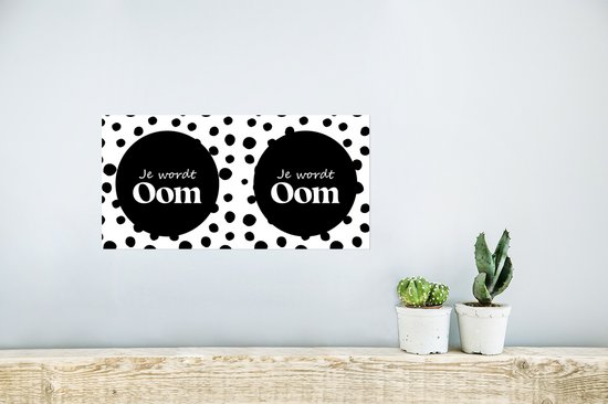 Affiche 'Tu deviendras tonton' - Citations - Proverbes - 40x20 cm