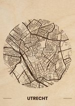 Houten Citymap Utrecht - MrMoose