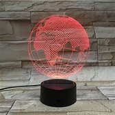 ALEENFOON Zonnestelsel 3D Kristallen Bal Sfeerlicht, LED Nachtlampje Kleur Veranderende Lichten, 8CM Zonnestelsel Kristal Bal Lamp, Geschenken voor Kinderen Vrienden Verjaardag Kerstmis