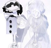Bruidspaar- Glasversiering- Trouwen- Charme Bijoux
