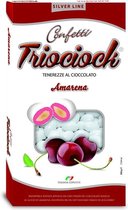 Triociock Confetti Gesuikerde Amandelen (Dragees) Amarena White Cherry 500 Gram