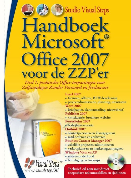Cover van het boek 'Combipakket Handboek Microsoft Office 2007 Voor De Zzp'Er / 1 En 2'