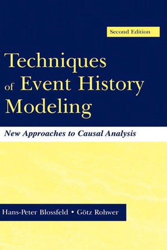 Techniques of Event History Modeling - cover