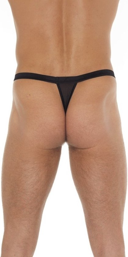 Amorable - Mannen String - Zwart met Open Details - Sexy Mannen Ondergoed -  Erotisch | bol.com
