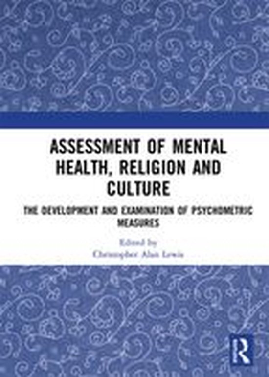 Assessment of Mental Health, Religion and Culture - cover