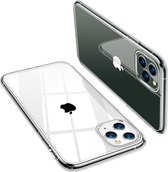 iPhone 11 Pro Hoesje Transparant - Siliconen Back Cover  Apple iPhone 11 Pro - Doorzichtig