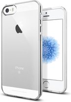 iPhone 5 Hoesje Transparant - Siliconen Back Cover  Apple iPhone 5/5s/SE - Doorzichtig
