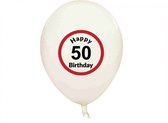 Ballonnen 50 - verjaardag - happy birthday