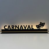 Design407 - Skyline Carnaval Maskers - 60 x 14,2 cm - Rood Geel Groen - Carnaval - Vastelaovend - Carnaval decoratie - Carnaval accessoires - Carnaval versiering - Limburg - Led verlichting - USB aansluiting