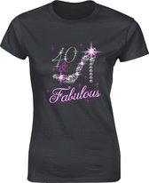 Veertig en fabulous. 40 jaar geweldig cadeau-idee voor dames. 3XL