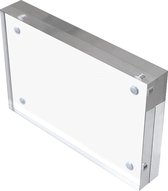 Acryl Lijstje 10x10cm Staand Display Magnetisch Transparant Plexiglas Doorzichtig