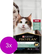 Pro Plan Cat Liveclear Sterilized Senior - Nourriture pour chat - 3 x Dinde 1,4 kg