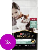 Pro Plan Cat Liveclear - Kitten-Kattenvoer - 3 x Kalkoen 1.4 kg