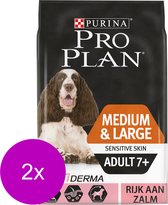 Pro Plan Dog Senior Medium & Large Breed Sensitive Zalm - Hondenvoer - 2 x 14 kg