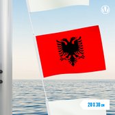 Vlaggetje Albanië 20x30cm