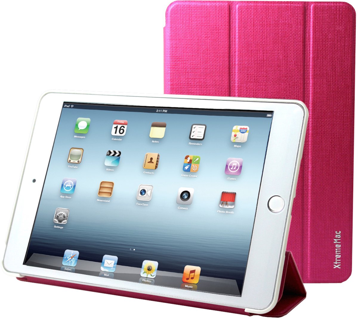 Xtreme Mac - iPad Mini 4, hoesje, microfolio, stand & actieve magneet, roze