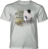 T-shirt Protect Giant Panda Grey L