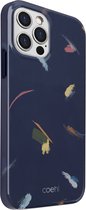 Uniq - iPhone 12 Pro Max, étui coehl rêverie bleu de prusse, bleu