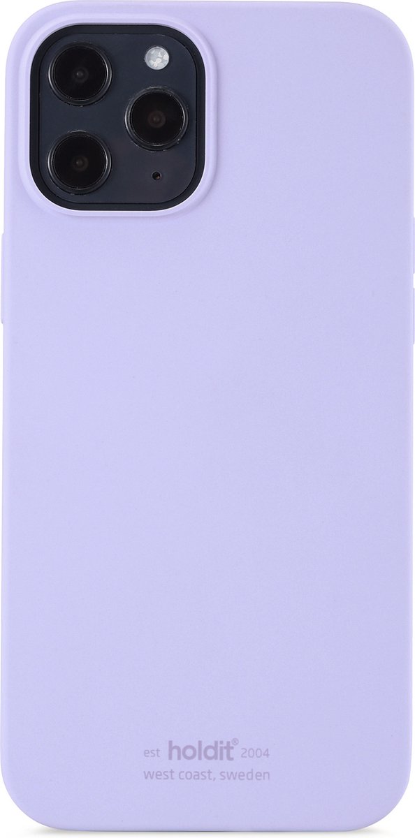 Holdit - iPhone 12 Pro Max, hoesje silicone, lavendel