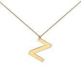 Heart to Get - Grote Letter Z -Ketting - Goudkleurig