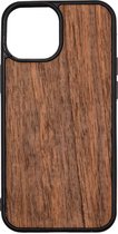 Apple Iphone 13 Mini Noten - Houten GSM / Telefoon Hoesje - Shockproof TPU Case