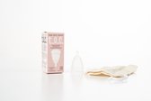 Menstruatiecup Maat M + Sterilisator - Herbruikbare Menstruatie Cup Period Duurzaam Menstrueren Zero Waste