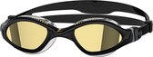 Zoggs Tiger Lsr+ Gespiegelde Gouden Zwembril Zwart Regular