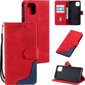 GSMNed – Hoogwaardig iPhone 11 Pro Hoesje Rood – Luxe Leren Pu Hoesje – 3 pasjes houder – Met Koord – magnetische sluiting