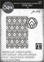 Sizzix 3D Embossing Folder - Texture Fades - Multi-level - Arched - A6